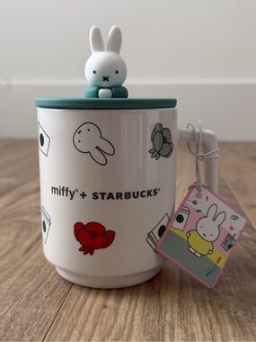 2026 Starbucks x Miffy Ceramic Figure Mug 14oz